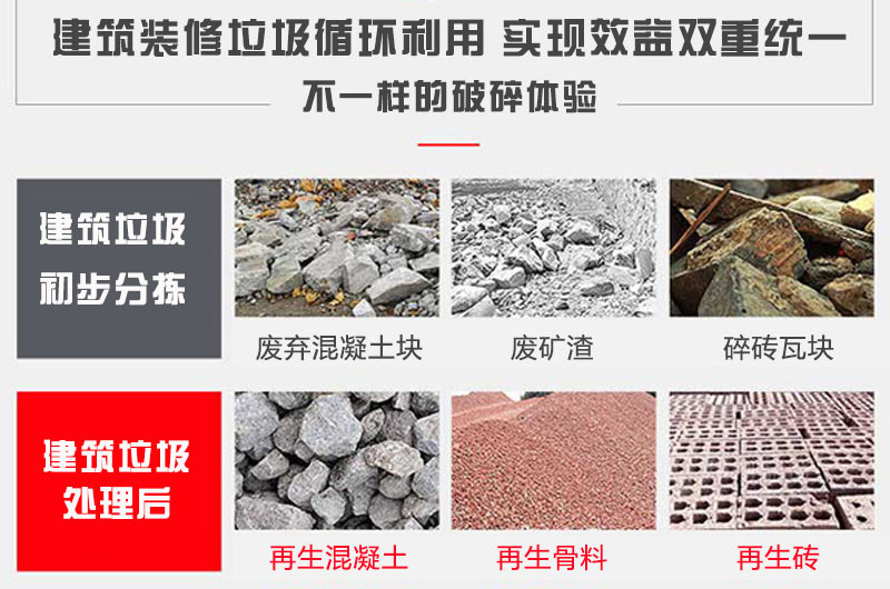建筑垃圾处理物料